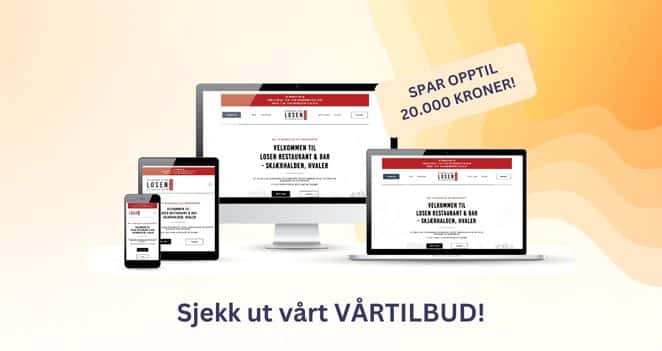 Vårkampanje på nettside og nettbutikk Spar opptil 20.000 kroner MS Digital