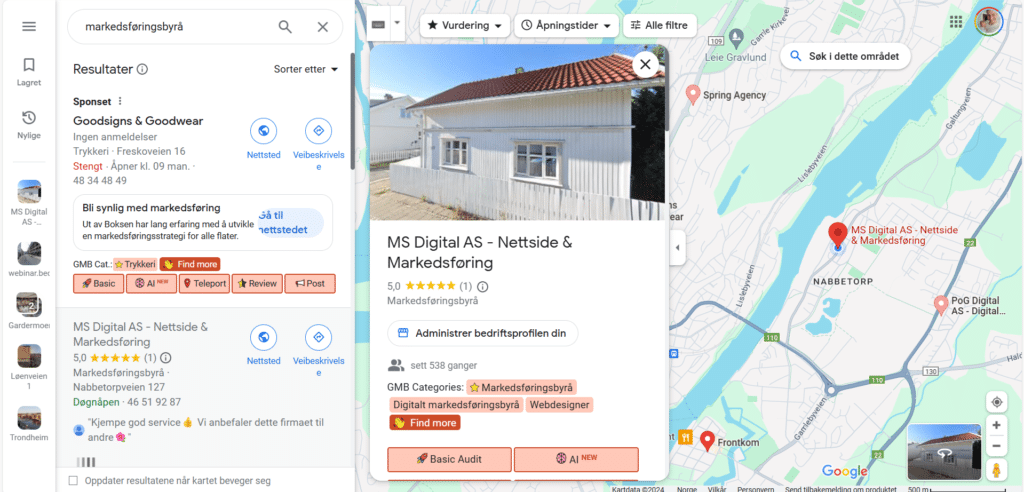 Google Maps SEO Digital Markedsføring